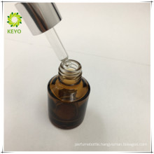 Mini amber and black glass bottle for essential oil 15ml dropper for oil container